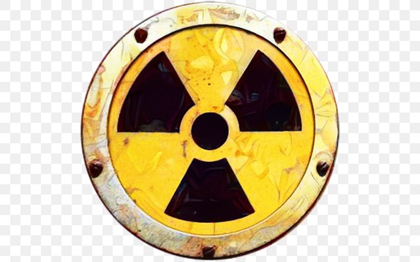Radioactive Decay Hazard Symbol Illustration Radiation Sign, PNG, 512x512px, Radioactive Decay, Art, Automotive Wheel System, Emblem, Flag Download Free