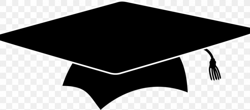 Square Academic Cap Clip Art Hat, PNG, 890x395px, Square Academic Cap, Academic Dress, Baseball Cap, Black, Black And White Download Free