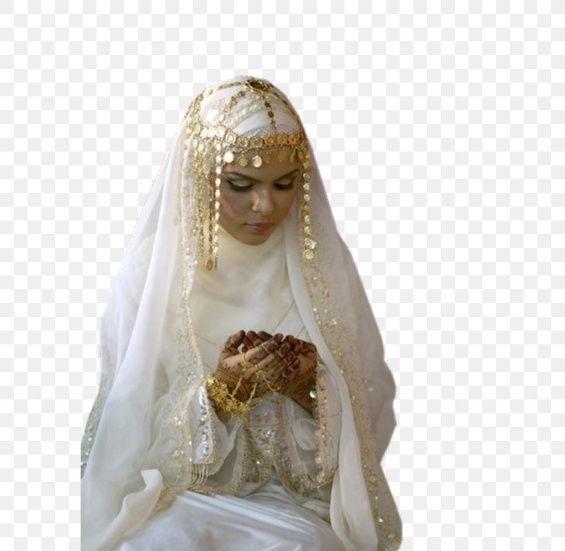 Wedding Dress Bride Islamic Marital Practices, PNG, 585x800px, Wedding Dress, Arab Wedding, Bridal Accessory, Bridal Clothing, Bridal Veil Download Free