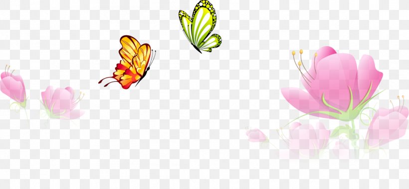 Butterfly Flower Euclidean Vector, PNG, 1095x508px, Butterfly, Butterflies And Moths, Designer, Flower, Flowering Plant Download Free