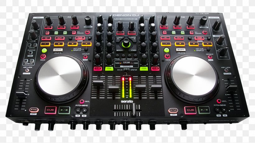 Denon DN-MC6000 DJ Controller Disc Jockey Audio Mixers DJ Mixer PNG