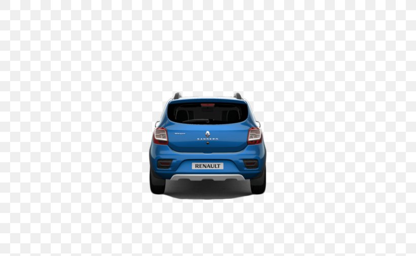 Bumper Compact Car Renault Sandero Stepway Privilege, PNG, 673x505px, Bumper, Auto Part, Automotive Design, Automotive Exterior, Blue Download Free