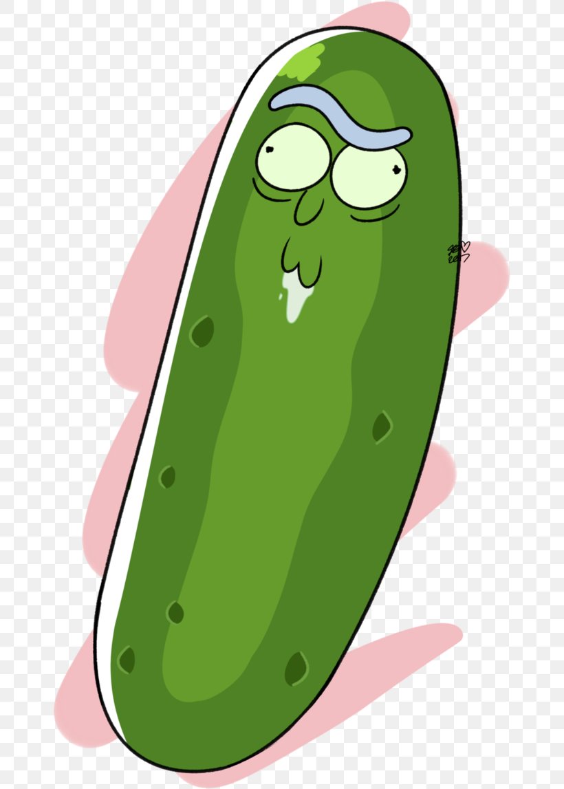 Rick And Morty, PNG, 667x1147px, Pickled Cucumber, Cucumber, Cucumis, Drawing, Food Download Free