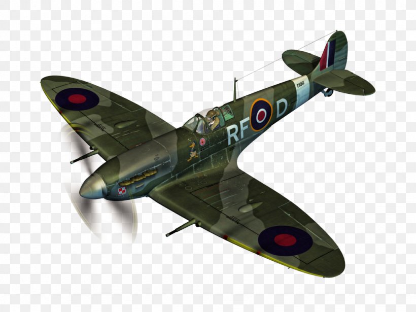 Supermarine Spitfire Airplane Aircraft, PNG, 1024x768px, Supermarine Spitfire, Air Force, Aircraft, Airplane, Aviation Download Free