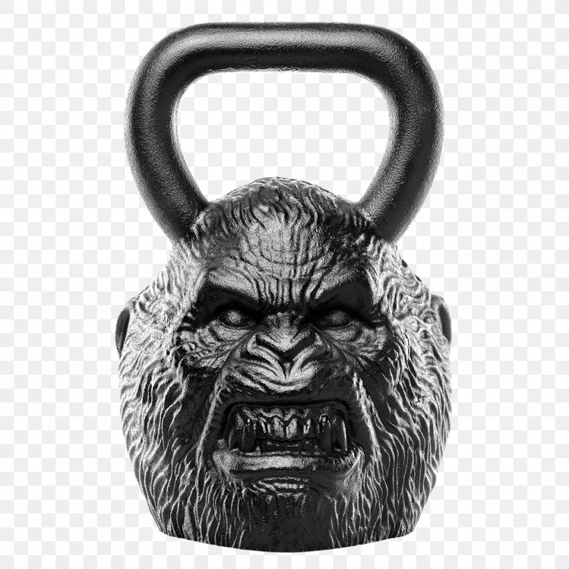 Kettlebell Exercise Physical Fitness CrossFit Pood, PNG, 1000x1000px, Kettlebell, Athlete, Black And White, Crossfit, Exercise Download Free