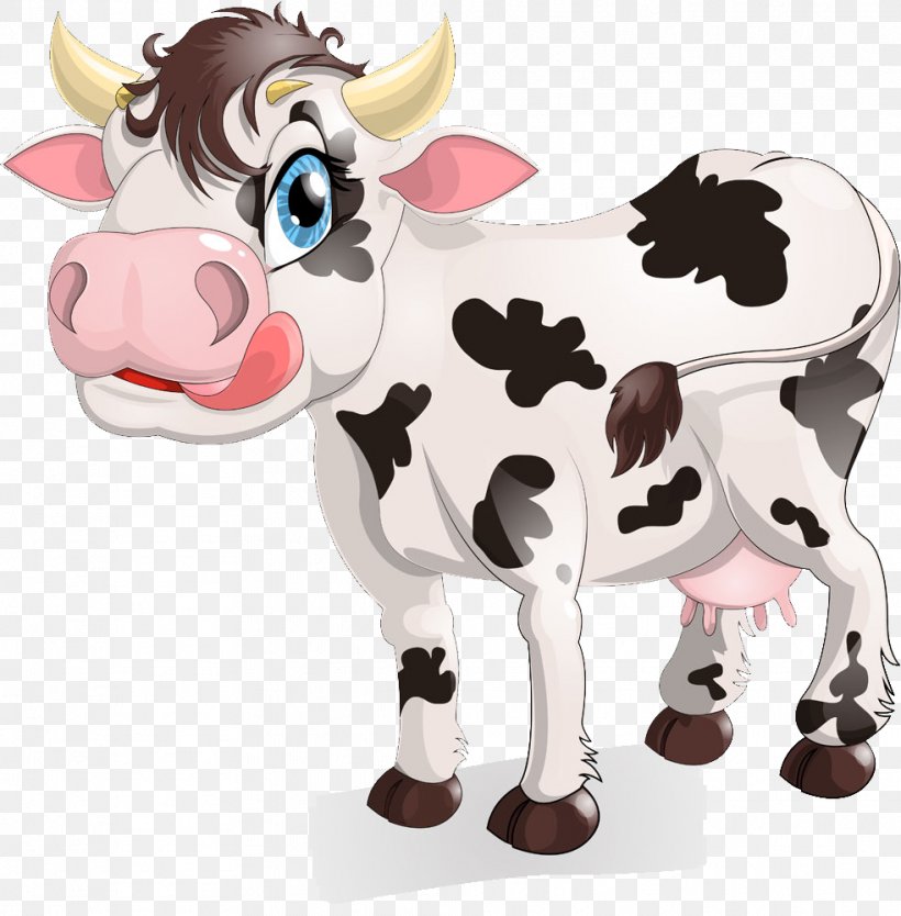 Cattle Milk Cartoon Royalty-free, PNG, 983x1000px, Cattle, Art, Cartoon, Cattle Like Mammal, Cow Goat Family Download Free