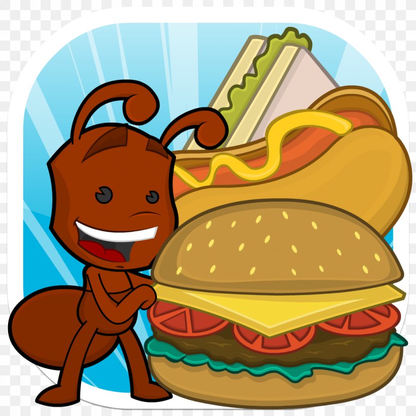 Fire Ant Hamburger Fast Food App Store, PNG, 1024x1024px, Ant, App Store, Cuisine, Fast Food, Fire Ant Download Free