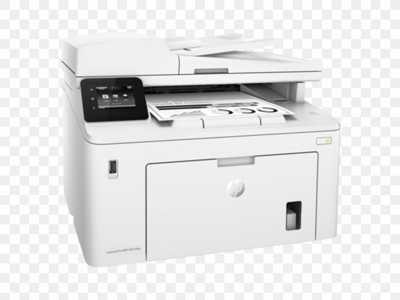 Hewlett-Packard Multi-function Printer HP LaserJet Pro MFP M227 Laser Printing, PNG, 1000x750px, Hewlettpackard, Canon, Electronic Device, Fax, Hp Laserjet Download Free