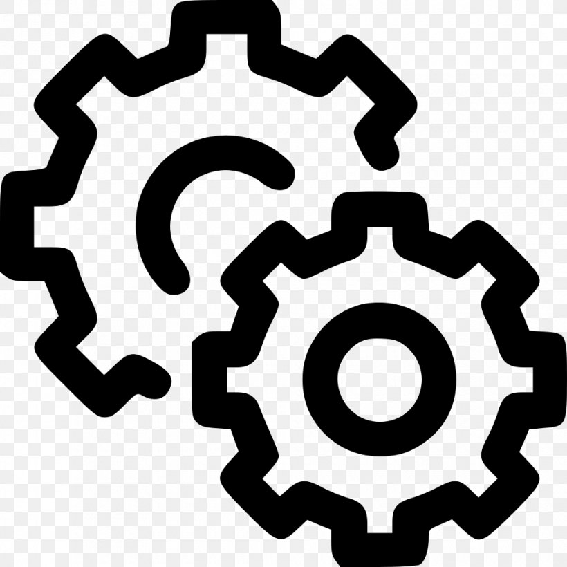 Black And White Area Computer Software, PNG, 980x980px, Gear, Area, Black And White, Computer Software, Symbol Download Free