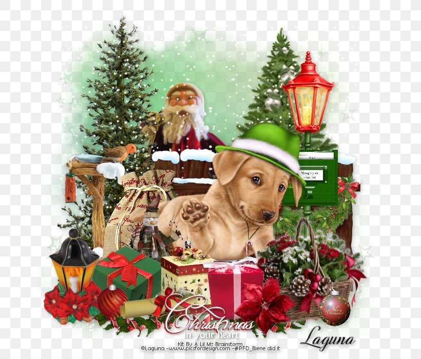 Christmas Tree Santa Claus Christmas Ornament Dog, PNG, 700x700px, Christmas Tree, Christmas, Christmas Decoration, Christmas Ornament, Dog Download Free