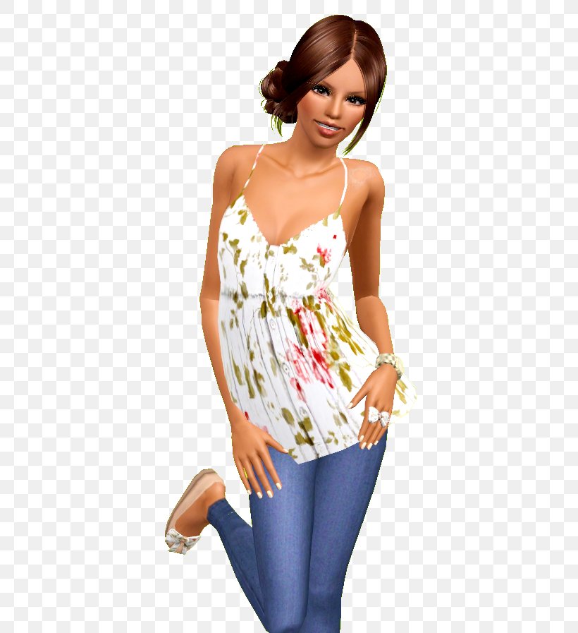 The Sims 3: Generations The Sims 4 Fernsehserie Shoulder Download, PNG, 378x897px, Sims 3 Generations, Brown Hair, Clothing, Fashion Model, February Download Free
