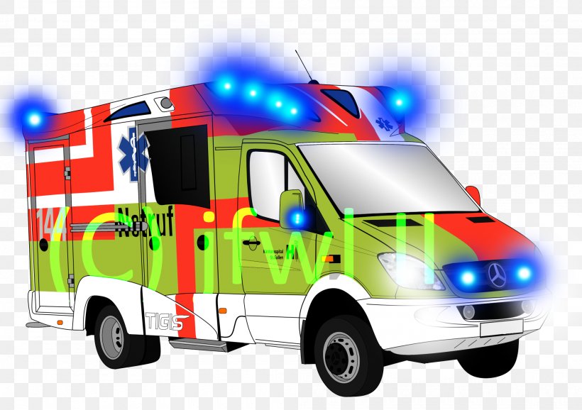 Ambulance Clip Art Emergency Rettungswagen, PNG, 2000x1410px, Ambulance, Automotive Design, Brand, Car, Commercial Vehicle Download Free