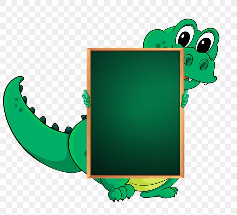 Picture Frame, PNG, 1024x931px, Green, Alligator, Cartoon, Crocodile, Crocodilia Download Free
