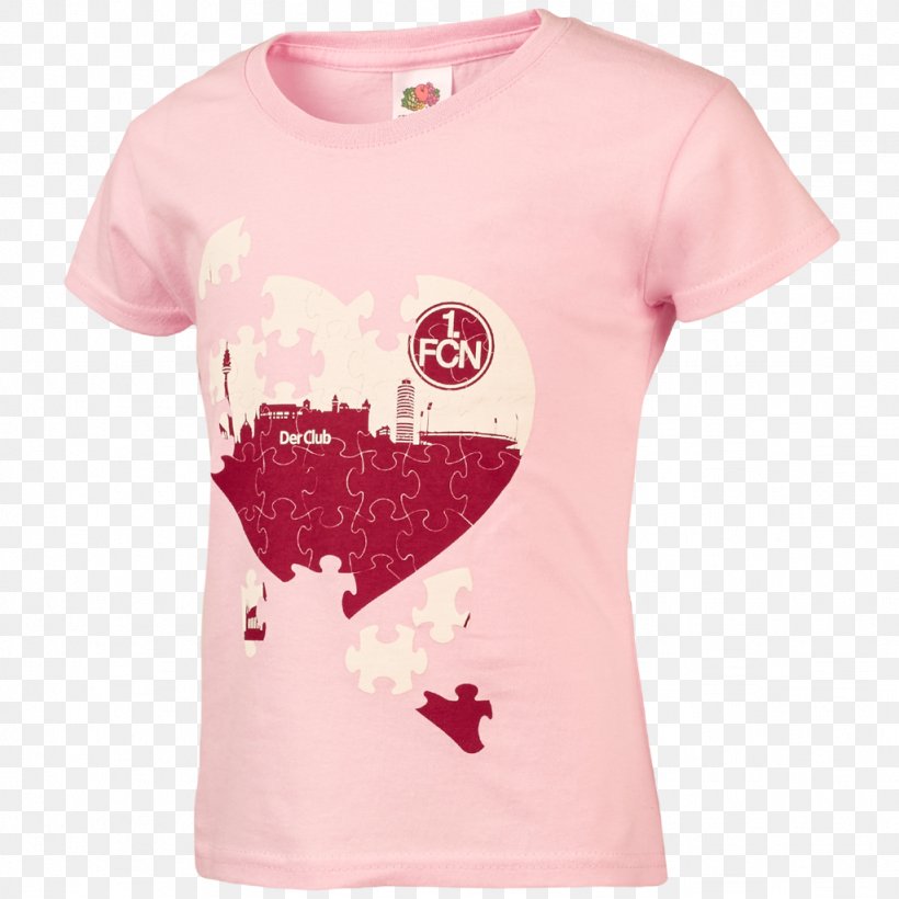 T-shirt Jigsaw Puzzles Hoodie 1. FCN Fan Shop In Downtown 1. FC Nuremberg, PNG, 1024x1024px, Watercolor, Cartoon, Flower, Frame, Heart Download Free