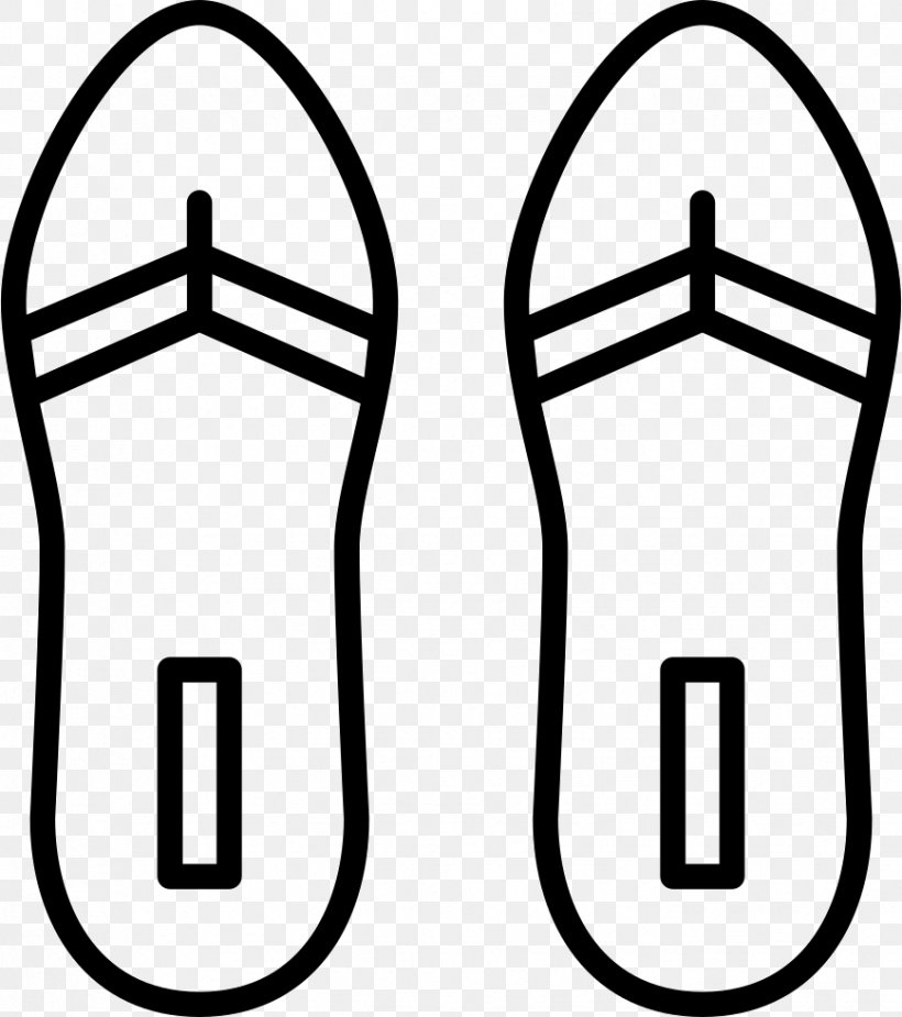 Shoe Sandal Flip-flops Clothing Footwear, PNG, 868x980px, Shoe, Area, Black And White, Clothing, Dress Download Free