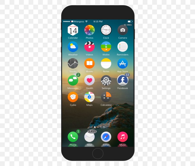 Feature Phone Smartphone IOS 9 IOS 10, PNG, 700x700px, Feature Phone, Android, Cellular Network, Communication Device, Cydia Download Free