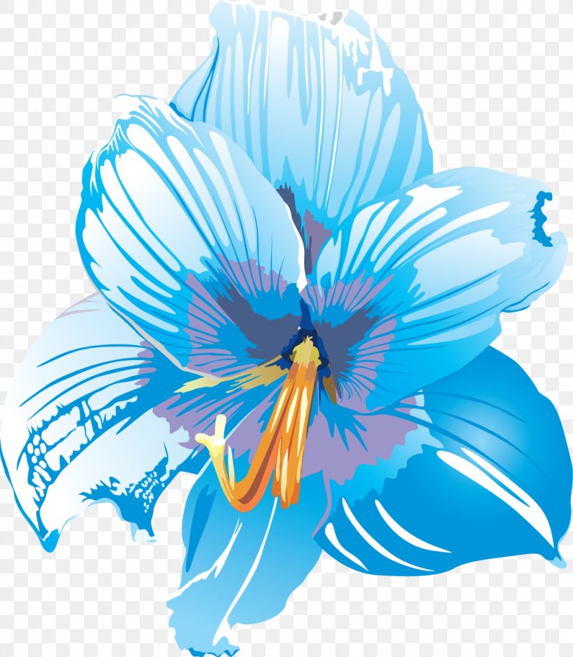 Muhammad's First Revelation Blue Clip Art, PNG, 1042x1195px, Blue, Blue Flower, Flora, Flower, Flowering Plant Download Free
