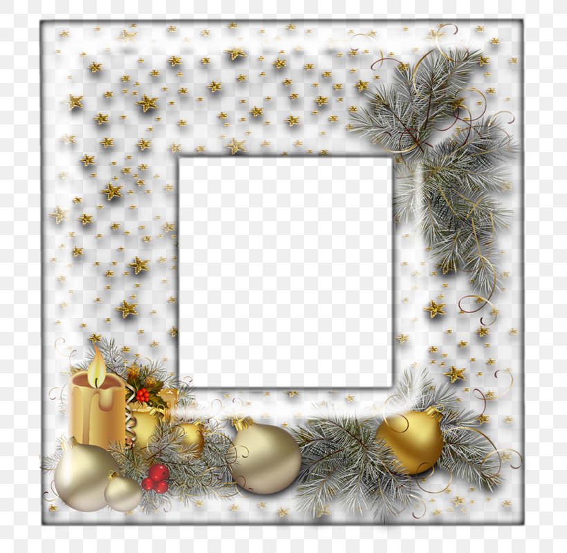 Picture Frames Molding Christmas Tree Clip Art, PNG, 800x800px, Picture Frames, Border, Branch, Christmas, Christmas Decoration Download Free