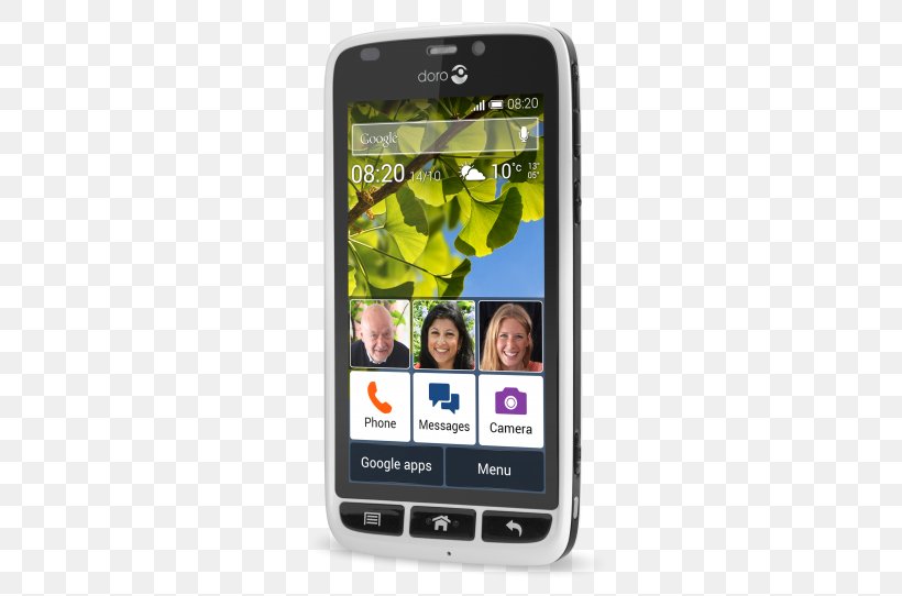 Doro Liberto 820 Mini Sim-free Smartphone Telephone 3 G Gprs, PNG, 542x542px, 3 G, Smartphone, Cellular Network, Communication Device, Doro Download Free