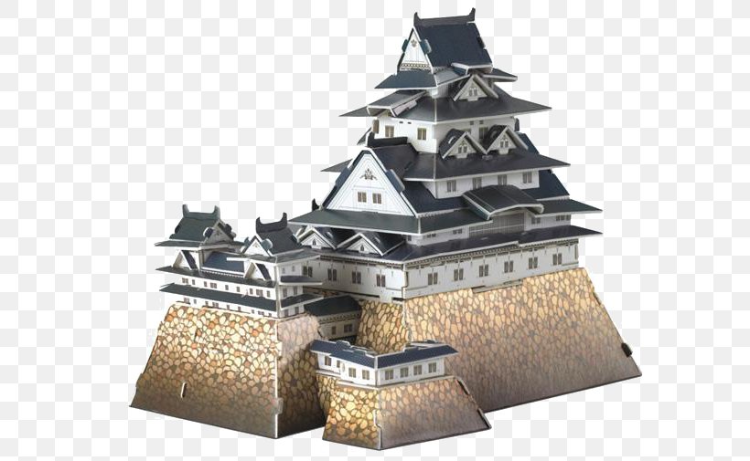 Himeji Castle Puzz 3D Jigsaw Puzzle Three-dimensional Space, PNG, 600x505px, Himeji Castle, Building, Castle, Diorama, Fishpond Limited Download Free