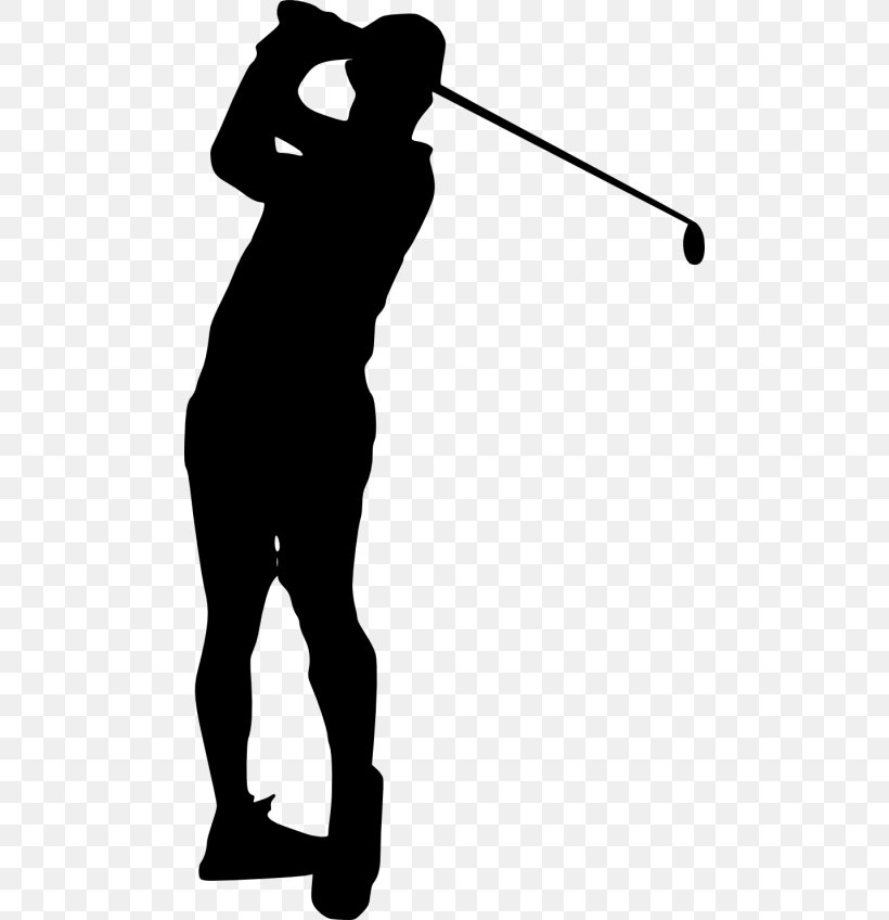 Silhouette Golf Stroke Mechanics Clip Art, PNG, 480x848px, Silhouette, Ball, Baseball Equipment, Black, Black And White Download Free