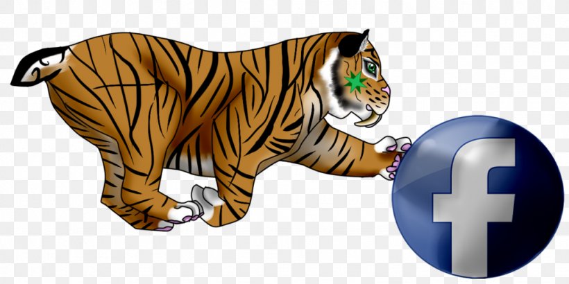 Tiger Big Cat Fauna Terrestrial Animal, PNG, 1024x512px, Tiger, Animal, Animated Cartoon, Big Cat, Big Cats Download Free