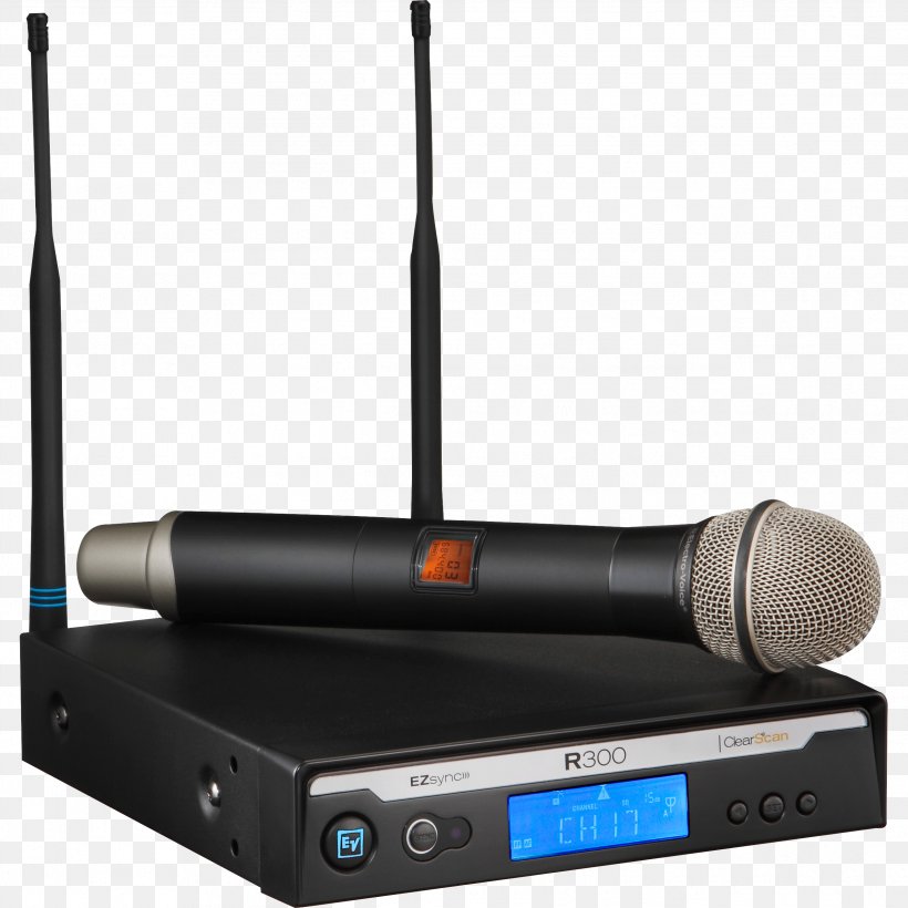 Wireless Microphone Electro-Voice Transmitter, PNG, 2537x2537px, Microphone, Audio, Audio Equipment, Electronic Device, Electronics Download Free