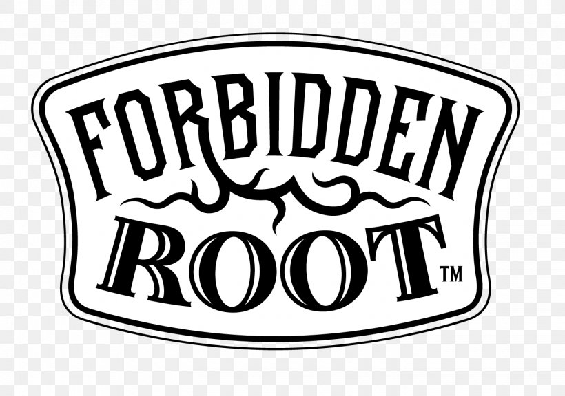 Forbidden Root Restaurant & Brewery Bomber Logo Font Brand, PNG, 1450x1020px, Logo, Area, Black And White, Brand, Chicago Download Free