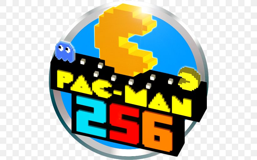 Pac-Man 256 Pac-Man Championship Edition Pac-Man Collection Arcade Game, PNG, 512x512px, Pacman 256, Arcade Game, Bandai Namco Entertainment, Brand, Crossy Road Download Free
