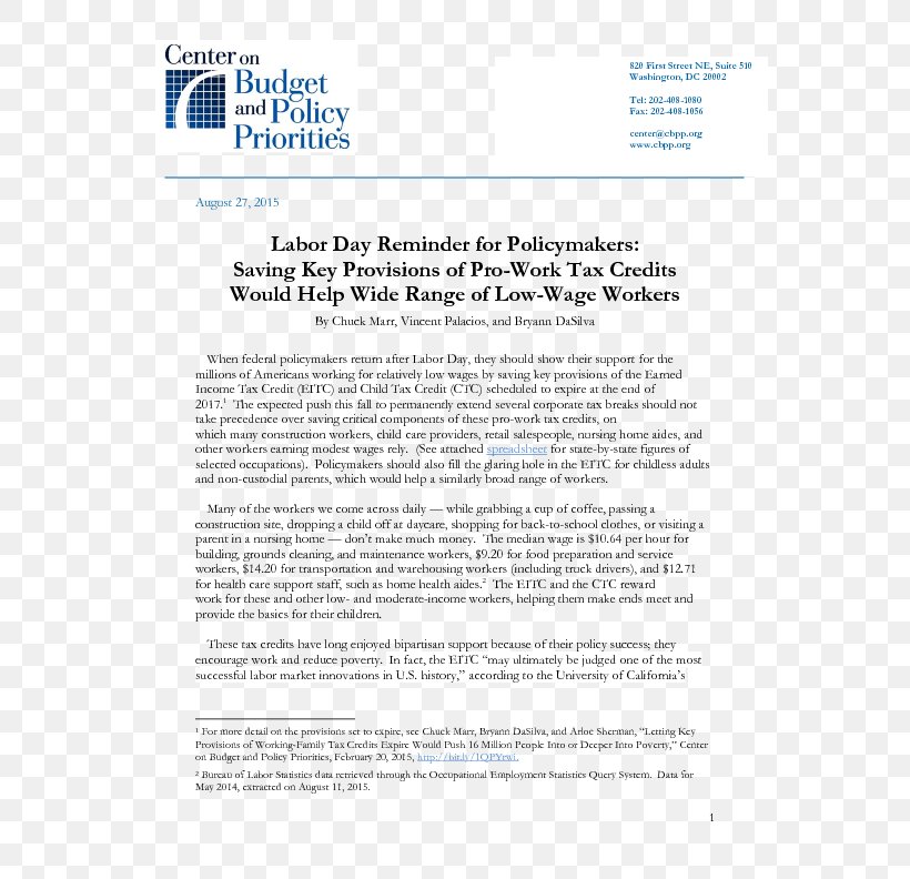 United States Income Tax Center On Budget And Policy Priorities, PNG, 612x792px, United States, Area, Budget, Document, Health Insurance Download Free