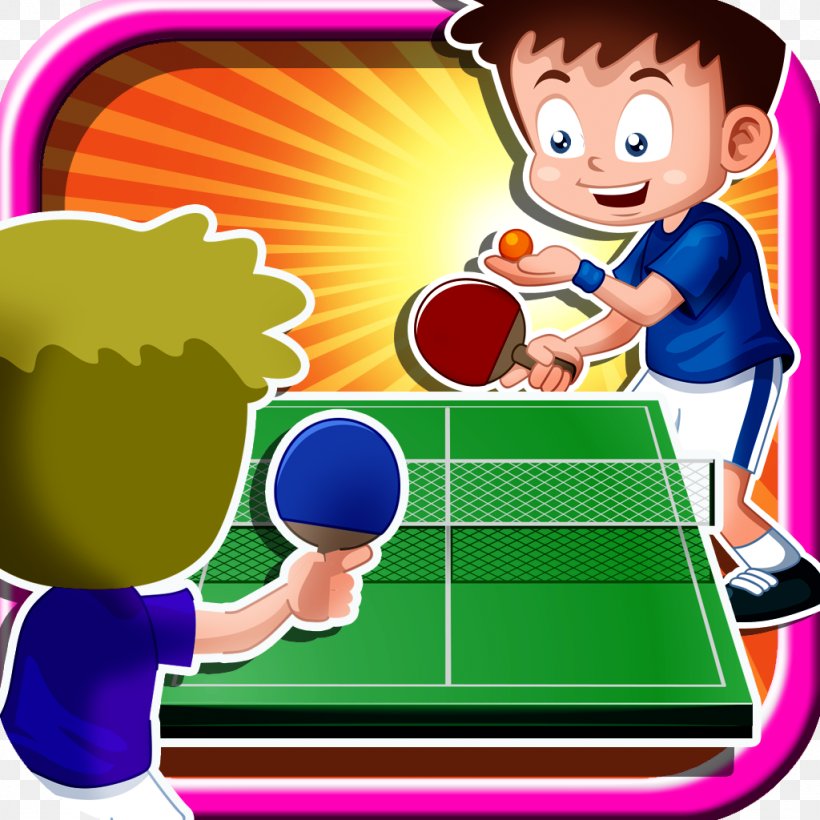 Ball Game Ball Game Sport Ping Pong Paddles & Sets, PNG, 1024x1024px, Ball, Area, Ball Game, Boy, Cartoon Download Free