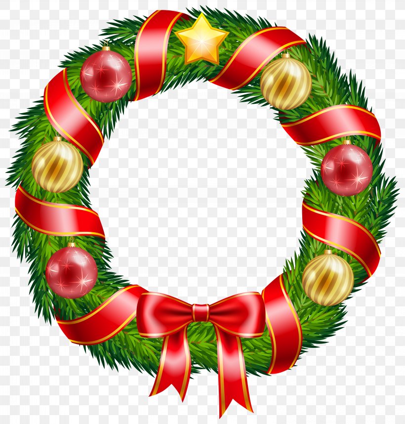 40+ Trend Terbaru Clip Art Christmas Wreath Clipart Png