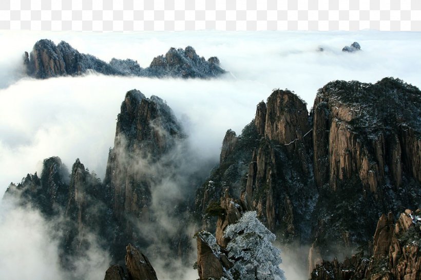 Huangshan Mount Heng Mount Hua Mount Tai Mount Song, PNG, 1024x683px, Huangshan, Cliff, Escarpment, Famous Mountains In Taoism, Mount Heng Download Free