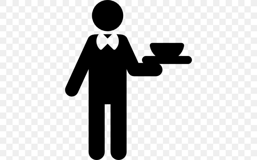 Icon Design Waiter Clip Art, PNG, 512x512px, Icon Design, Avatar, Black And White, Business, Communication Download Free