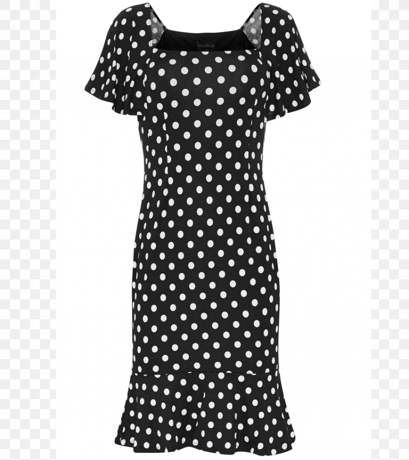 Dress Polka Dot Clothing Fashion Formal Wear, PNG, 870x979px, Dress, Black, Bodycon Dress, Casual, Clothing Download Free