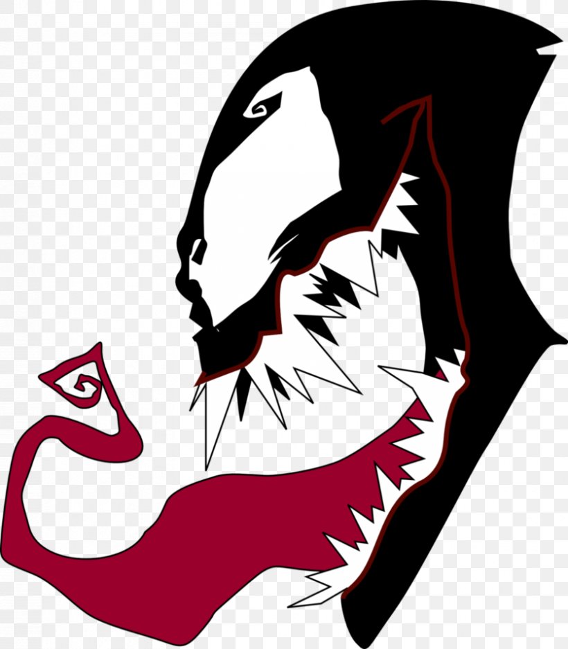Venom Vs. Carnage Spider-Man Venom Vs. Carnage Flash Thompson, PNG, 836x956px, Venom, Art, Artwork, Black, Black And White Download Free