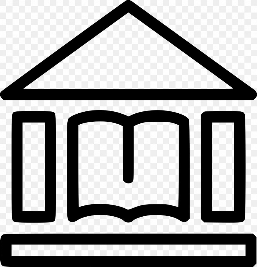 Library Clip Art Vector Graphics Icon Design, PNG, 942x980px, Library, Area, Black And White, Brand, Icon Design Download Free