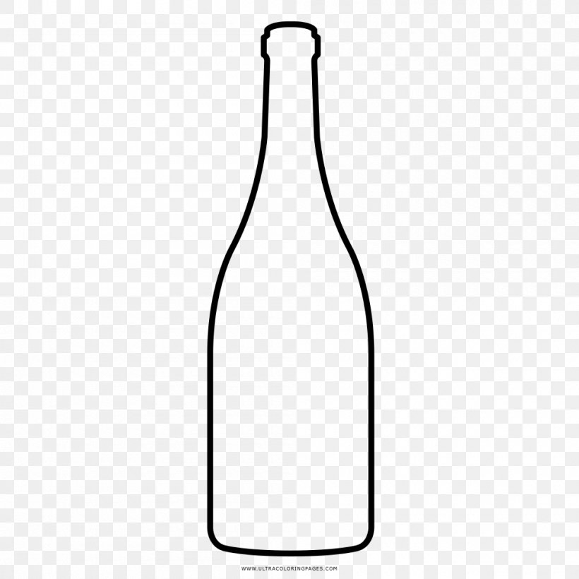 Glass Bottle Beer Bottle Water Bottles, PNG, 1000x1000px, Glass Bottle, Beer, Beer Bottle, Black And White, Bottle Download Free