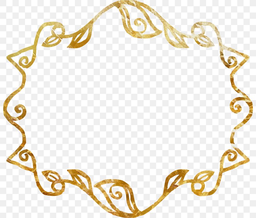 Gold Picture Frames, PNG, 800x697px, Watercolor, Body Jewelry, Chain, Color, Gold Download Free