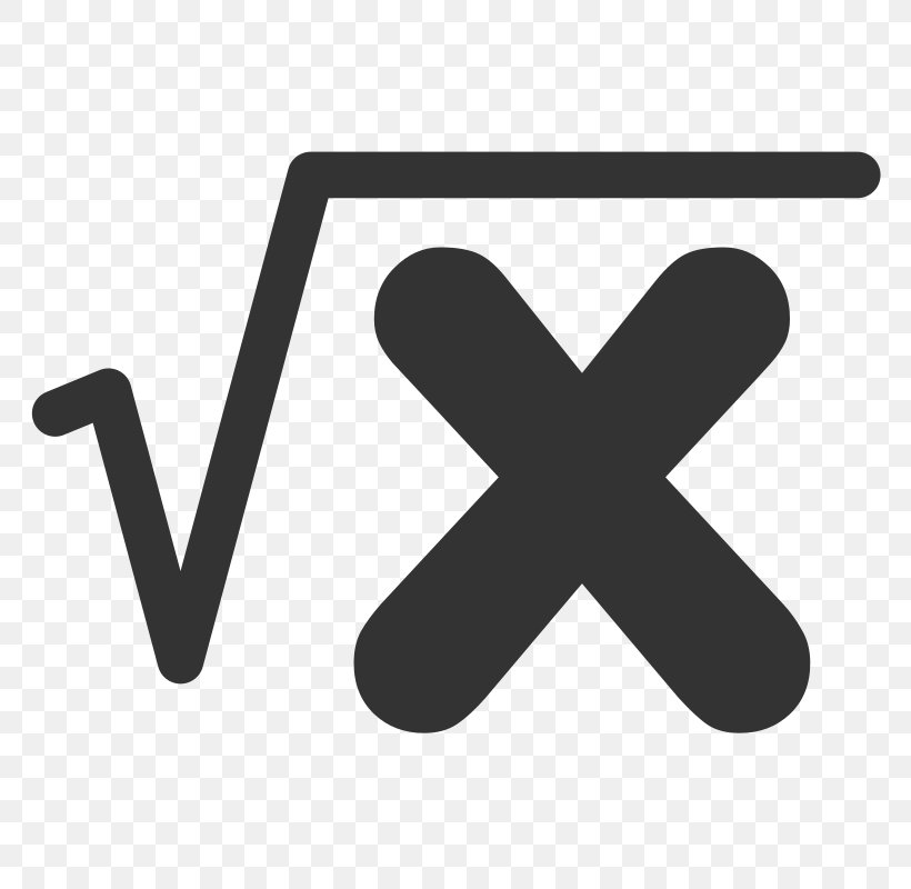 Mathematics Square Root Quadratic Equation Zero Of A Function, PNG, 800x800px, Mathematics, Calculation, Domain Of A Function, Equation, Logo Download Free