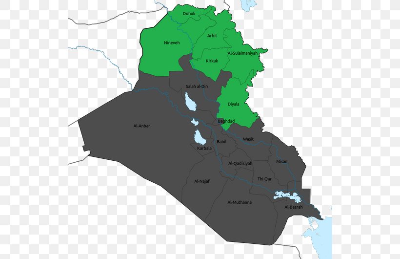 Iraqi Kurdistan Vector Graphics Illustration Royalty-free Kurds, PNG, 542x530px, Iraqi Kurdistan, Green, Iraq, Kurds, Map Download Free