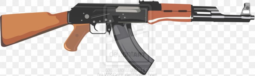 Trigger Firearm AK-47 WASR-series Rifles 7.62×39mm, PNG, 1024x306px, Watercolor, Cartoon, Flower, Frame, Heart Download Free