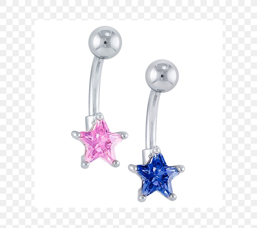 Earring Cubic Zirconia Navel Piercing Gemstone Body Jewellery, PNG, 730x730px, Earring, Blue, Body Jewellery, Body Jewelry, Cubic Crystal System Download Free