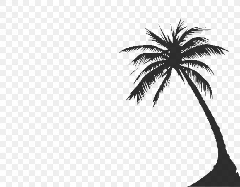 Arecaceae Tree Silhouette Clip Art, PNG, 900x700px, Arecaceae, Arecales, Black And White, Borassus Flabellifer, Branch Download Free