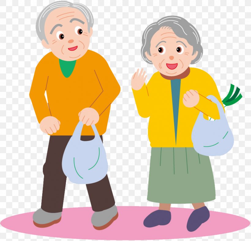 Couple Old Age Drawing Cartoon Clip Art, PNG, 850x816px, Couple, Aged Care, Art, Boy, Cartoon Download Free