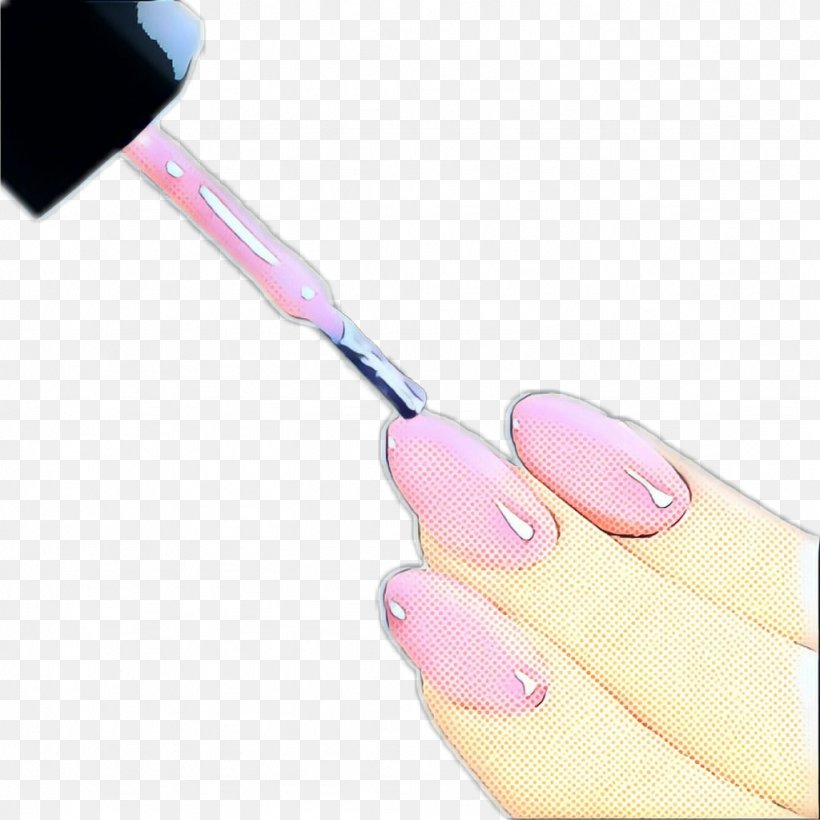 Nail Pink Cosmetics Brush Nail Care, PNG, 1024x1024px, Pop Art, Brush, Cosmetics, Finger, Hand Download Free