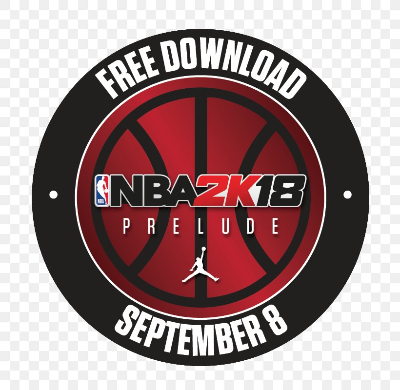 NBA 2K18 PlayStation 4 Xbox One Xbox 360 Guitar Hero Live, PNG, 800x800px, 2k Sports, Nba 2k18, Badge, Brand, Emblem Download Free