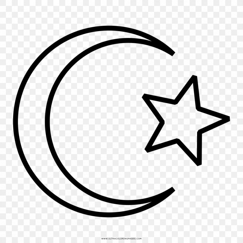 Symbols Of Islam Religious Symbol Religion, PNG, 1000x1000px, Symbols Of Islam, Allah, Area, Belief, Black And White Download Free