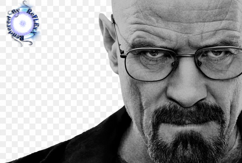 Bryan Cranston Walter White Jesse Pinkman Breaking Bad, PNG, 1596x1080px, Bryan Cranston, Aaron Paul, Amc, Beard, Black And White Download Free