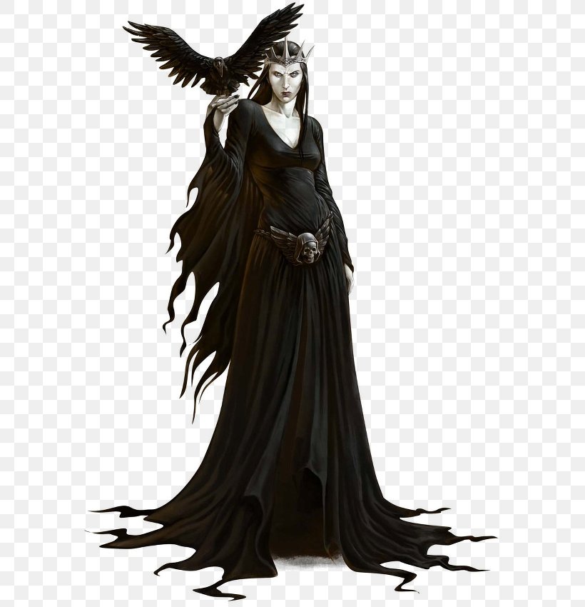 The Morrígan Queen Maleficent Common Raven, PNG, 585x850px, Morrigan, Art, Banshee, Common Raven, Costume Download Free